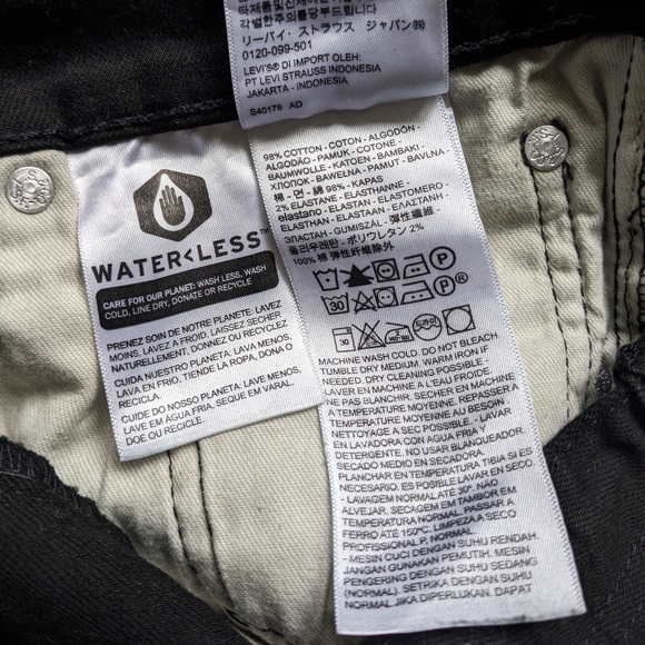 ✨SOLD✨Levi's 511 Slim Fit Jeans - 32 x 32 - Black - Picture 7 of 8